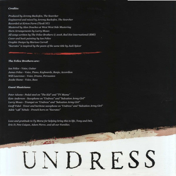 The Felice Brothers – Undress Music CD