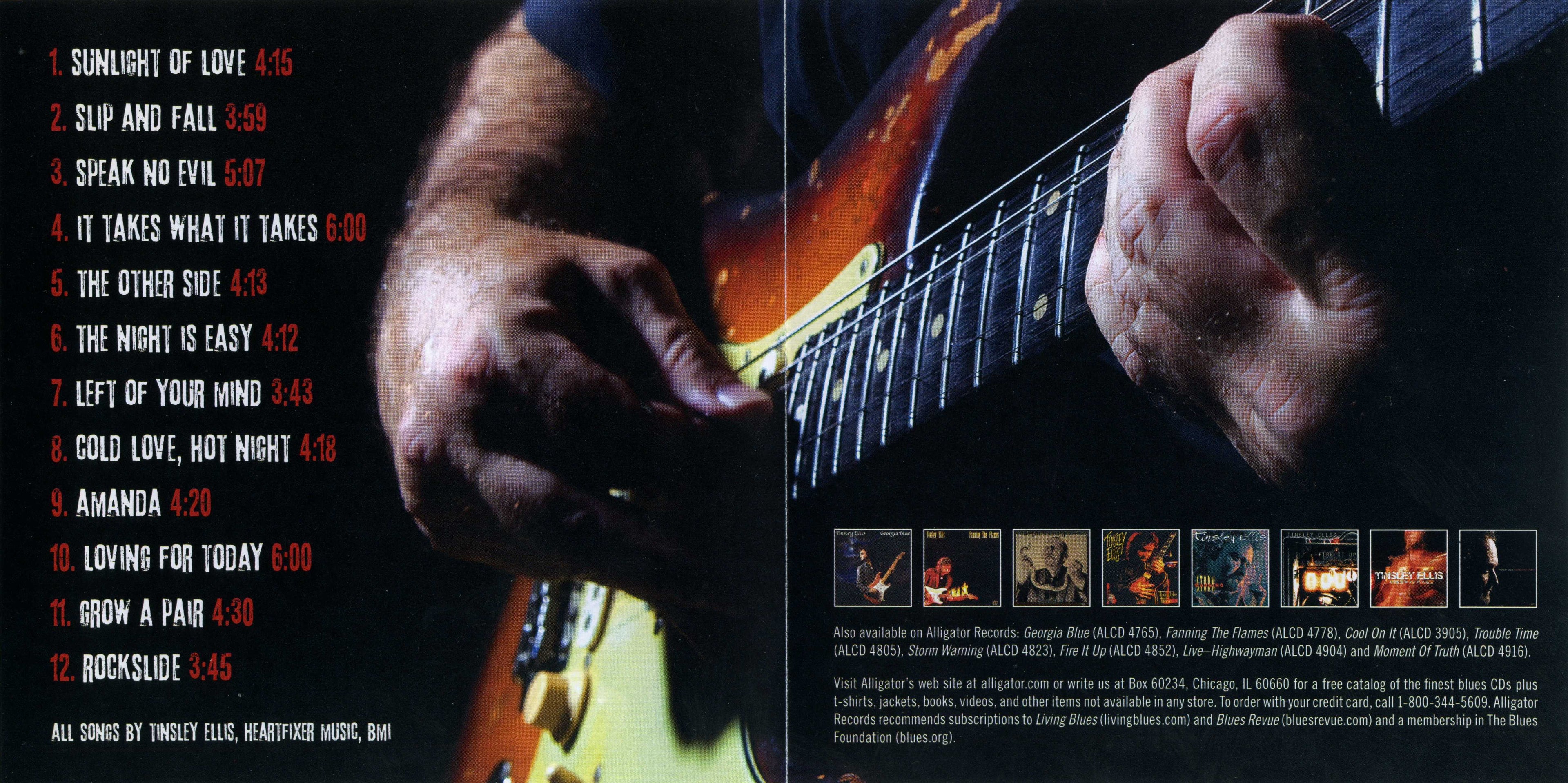 Tinsley Ellis – Speak No Evil Music CD