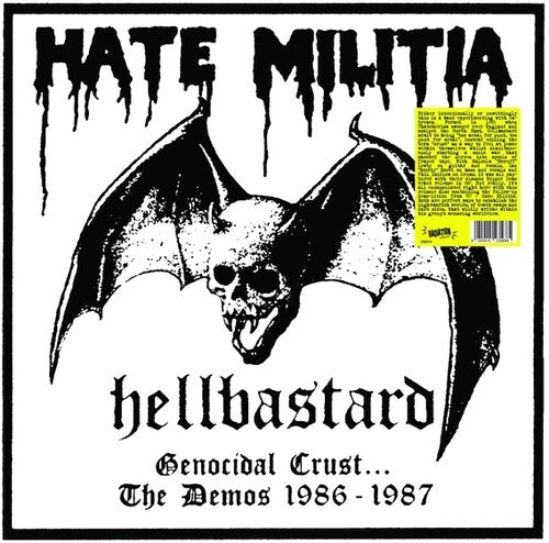 Hellbastard Genocidal Crust: The Demos 1986-1987 Vinyl Record