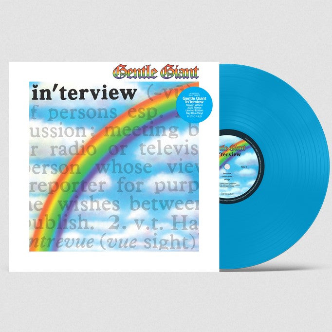 Gentle Giant - Interview: Steven Wilson Remix (Colored Vinyl, Sky Blue) Vinyl Record