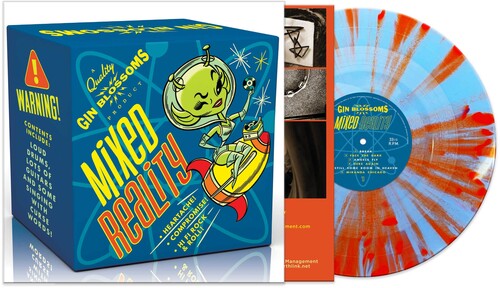Gin Blossoms - Mixed Reality - Blue Orange Splatter Vinyl Record