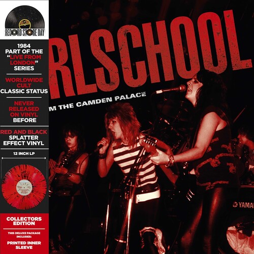 Girlschool - Live From the Camden Palace (Limited Edition, Red Colored Vinyl, Deluxe Edition, Remastered) Vinyl Record