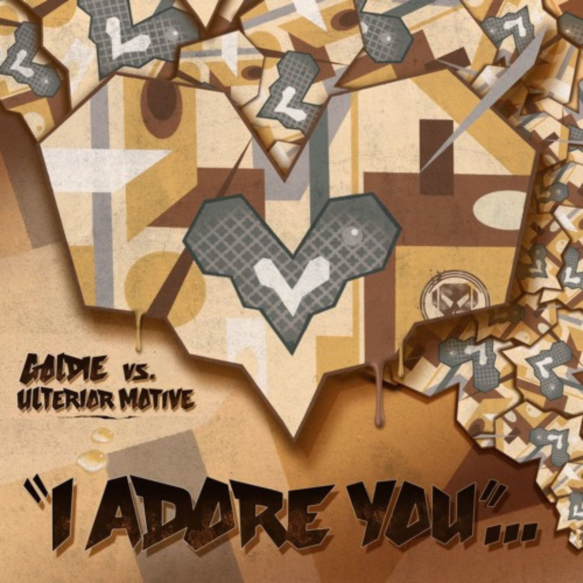 Goldie Vs Ulterior Motive - I Adore You Vinyl Record