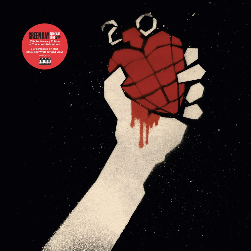 American Idiot: 20th Anniversary Edition (Red & Black Splatter Colored Vinyl) (2 Lp) Vinyl Record