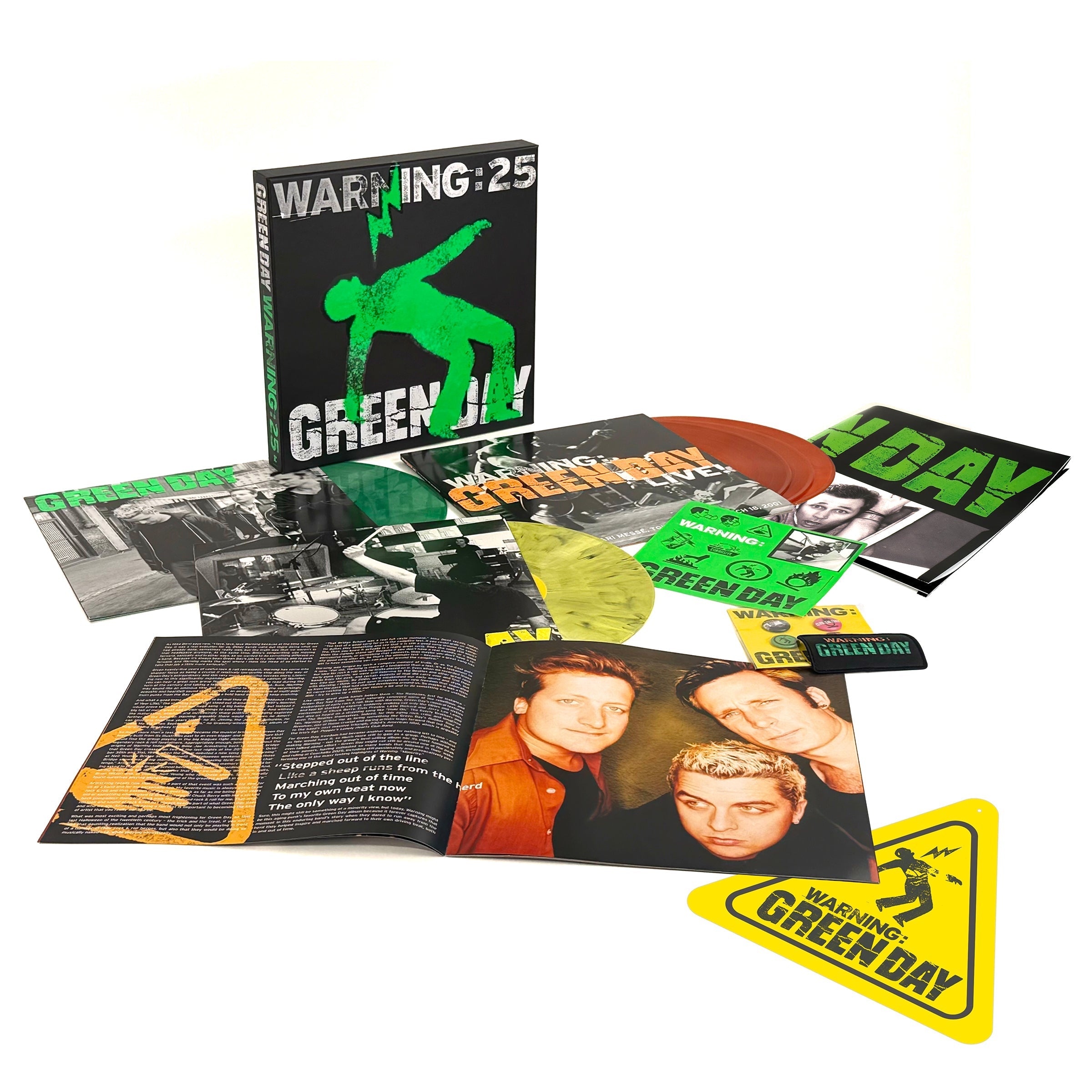 Warning (25Th Anniversary Deluxe Edition) (Indie Exclusive Vinyl Box - Green/Yellow/Orange Vinyl W/ Construction Sign) [3LP] Limited Vinyl Record