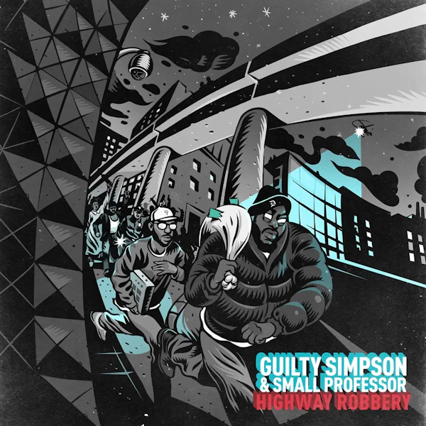 Guilty Simpson & Small Professor - Highway Robbery (Indie Exclusive, Colored Vinyl, Ghostly Teal) Vinyl Record