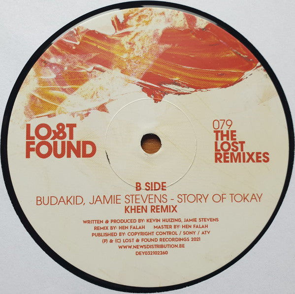 Guy J / Budakid, Jamie Stevens The Lost Remixes Lost & Found (4) 12" Mint (M) Mint (M)