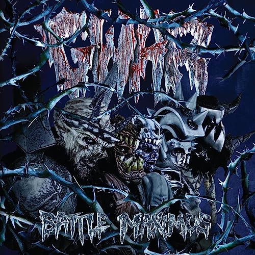 GWAR Battle Maximus (10th Anniversary Edition) (CRYSTAL BLUE WITH DARK BLUE SWIRL VINYL) Vinyl Record