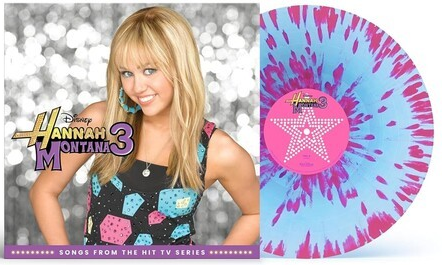 Hannah Montana 3 (Original Soundtrack) ("Pretty In Pink" Splatter Colored Vinyl) Vinyl Record