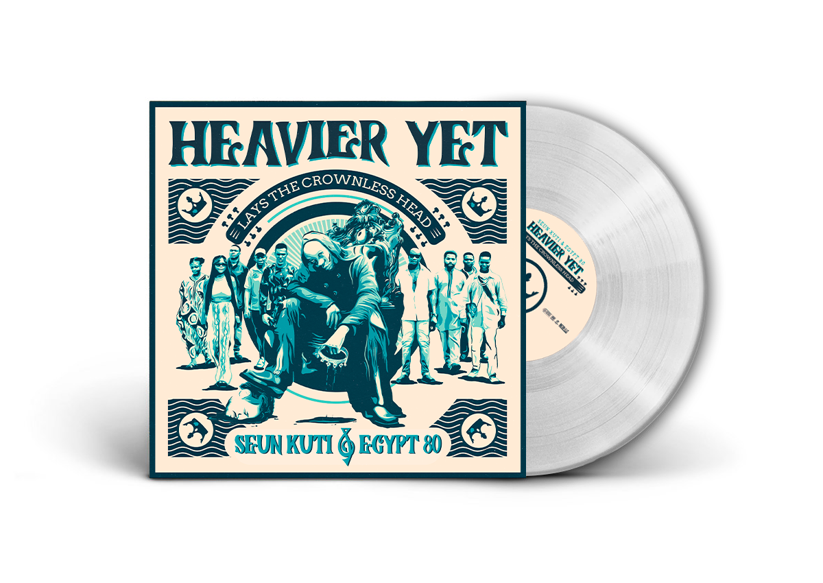 Seun Kuti & Egypt 80 Heavier Yet (Lays The Crownless Head) (Transparent) Vinyl Record