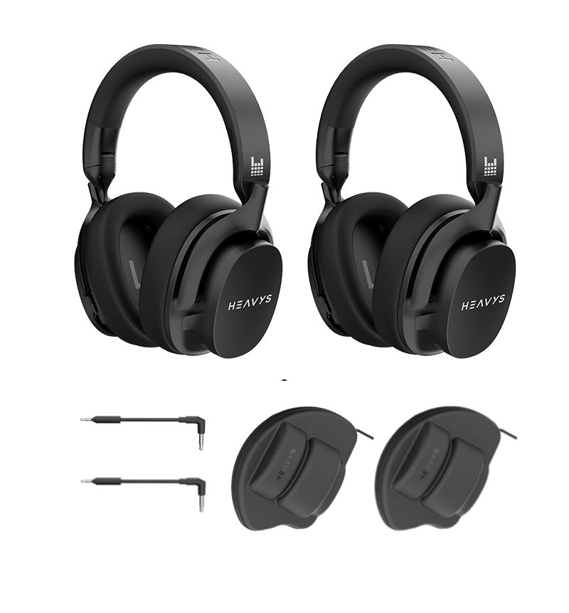 2 X Heavys H1H Headphones PACK
