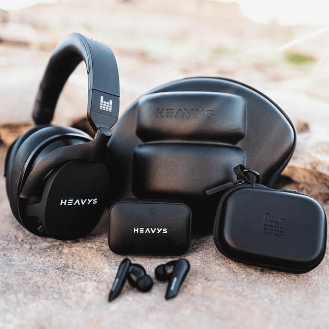 Heavys H1H Headphones + Earbuds Bundle