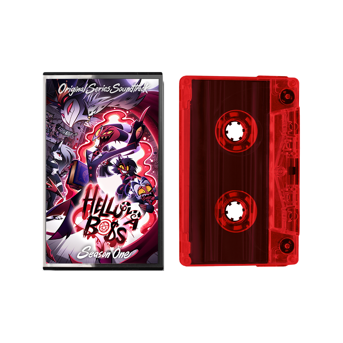 Helluva Boss: Season 1 (Original Soundtrack) [Blood Red Cassette] Music Cassette Tape
