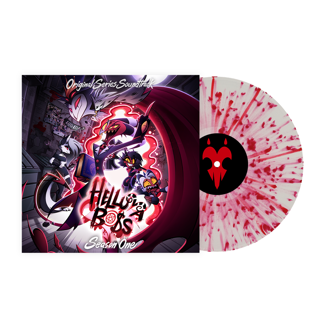 Helluva Boss: Season 1 (Original Soundtrack) [Standard Blood Splatter Vinyl] Vinyl Record