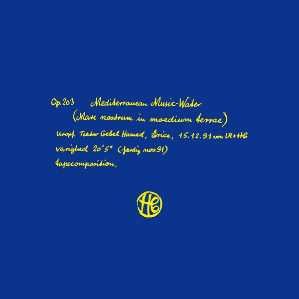 Mediterranean Music Water Vinyl Record