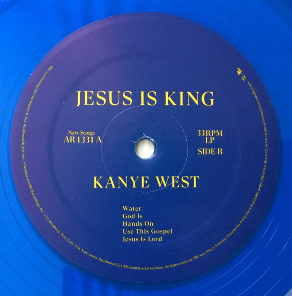 Kanye West - Jesus Is King (TRANSLUCENT BLUE VINYL) | Mint (M) Mint (M)