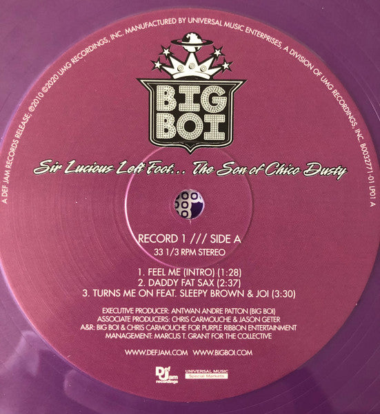 Sir Lucious Left Foot... The Son Of Chico Dusty (2xVINYL) | Mint (M) Mint (M)