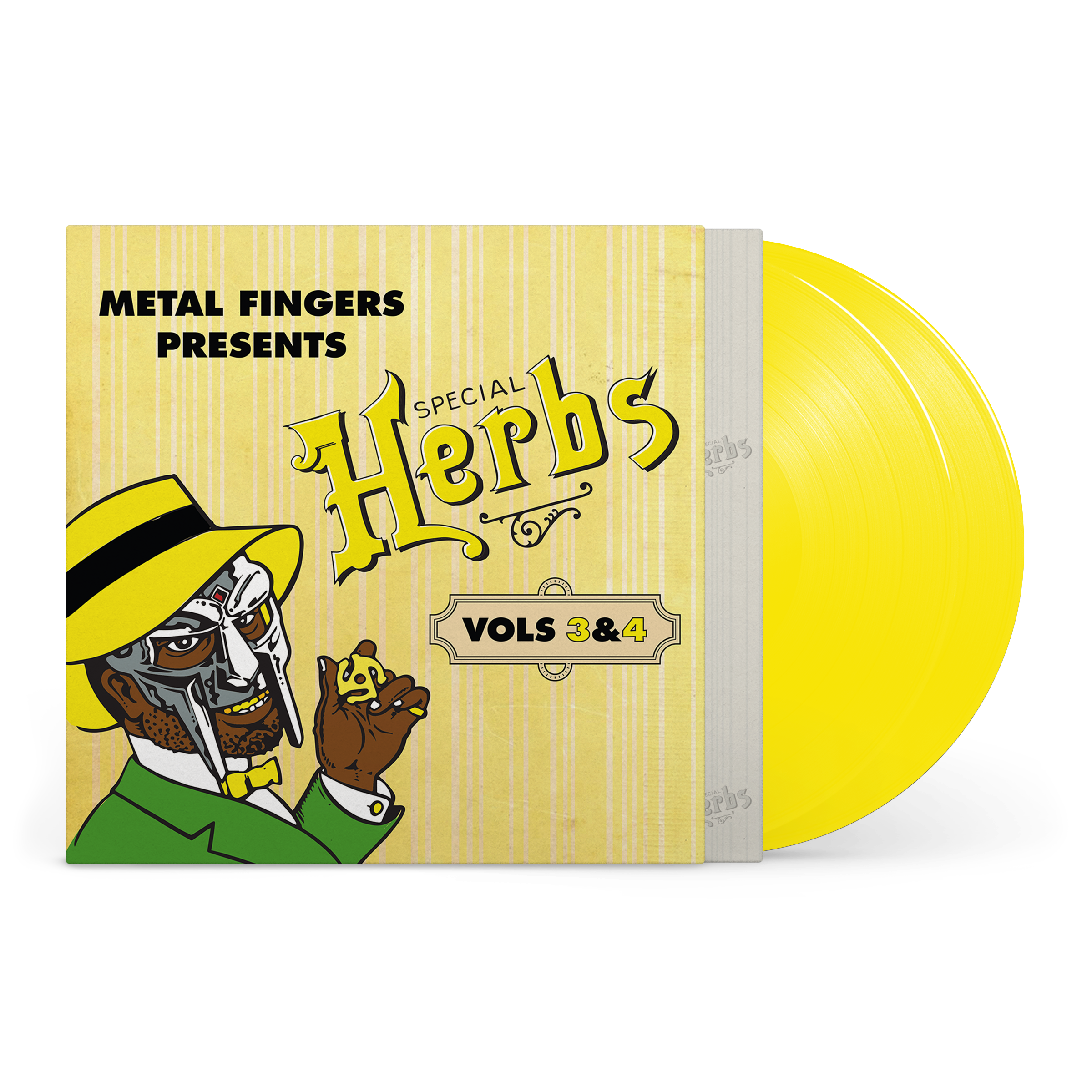 Metal Fingers Presents: Special Herbs Vol. 3 & 4 (LEMON YELLOW 2xVINYL) | Mint (M) Mint (M)