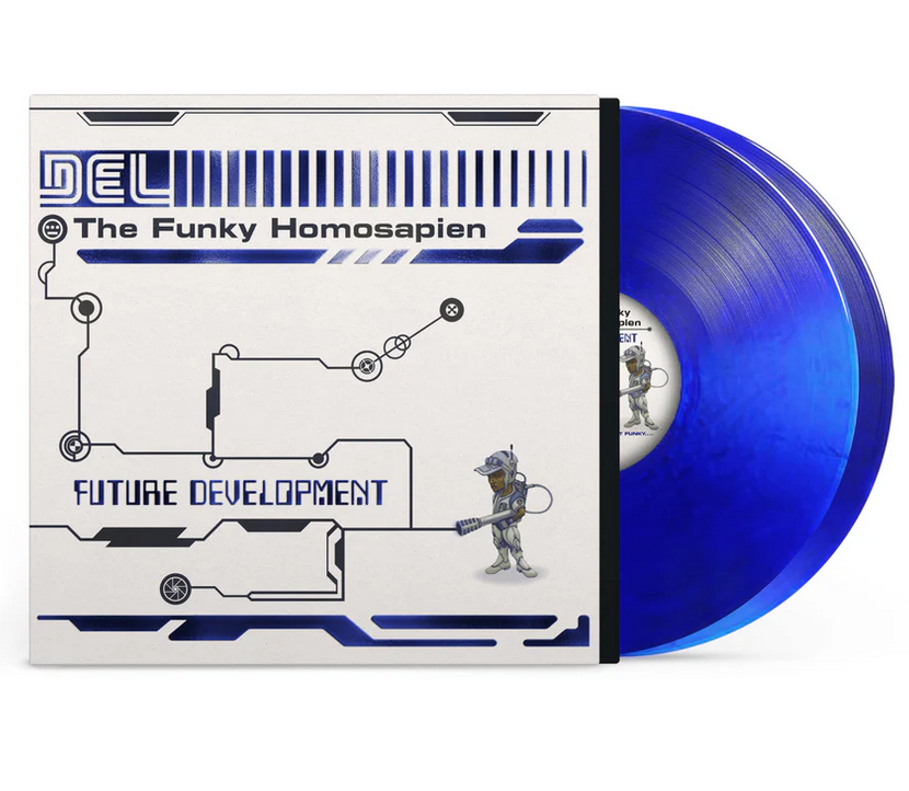 Del The Funky Homosapien - (PRESALE 6/26/26) Future Development (METALLIC BLUE 2xVINYL) | Mint (M) Mint (M)
