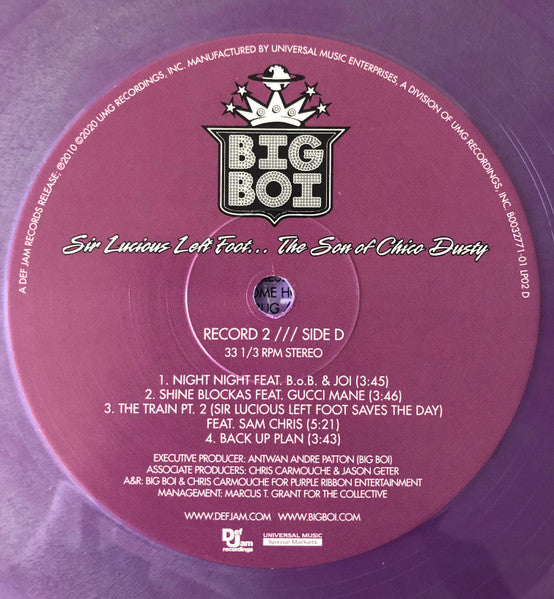 Sir Lucious Left Foot... The Son Of Chico Dusty (2xVINYL) | Mint (M) Mint (M)