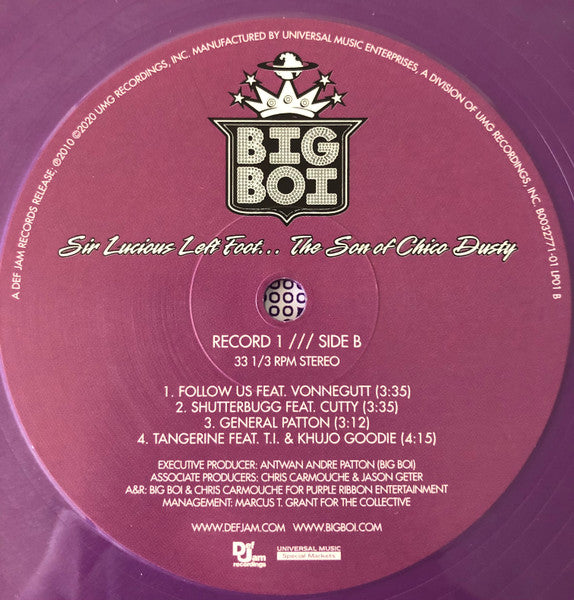 Sir Lucious Left Foot... The Son Of Chico Dusty (2xVINYL) | Mint (M) Mint (M)