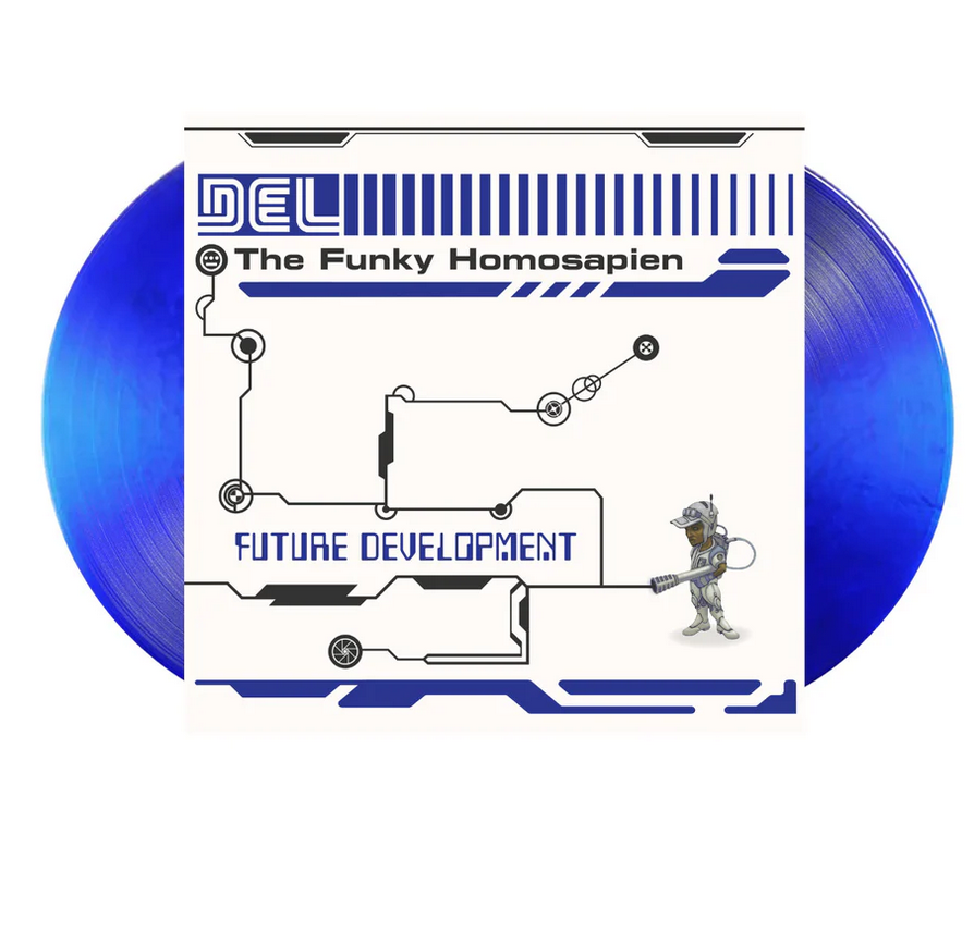 Del The Funky Homosapien - (PRESALE 6/26/26) Future Development (METALLIC BLUE 2xVINYL) | Mint (M) Mint (M)
