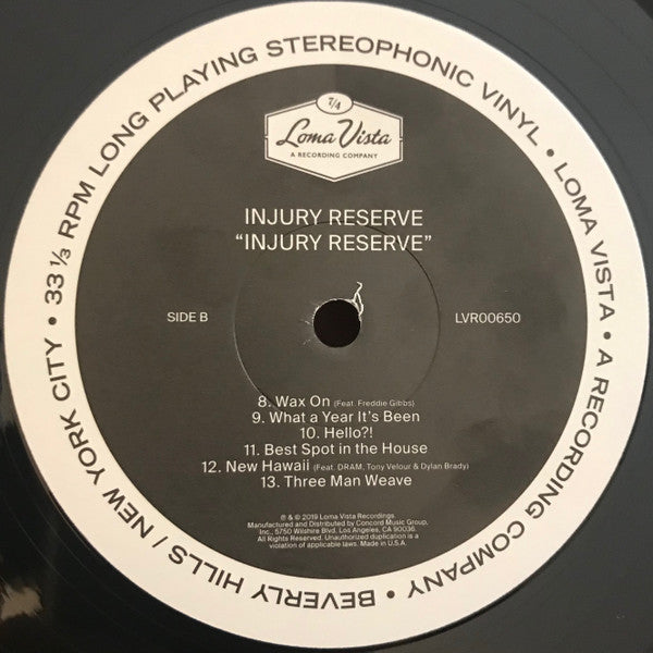 Injury Reserve (VINYL) | Mint (M) Mint (M)