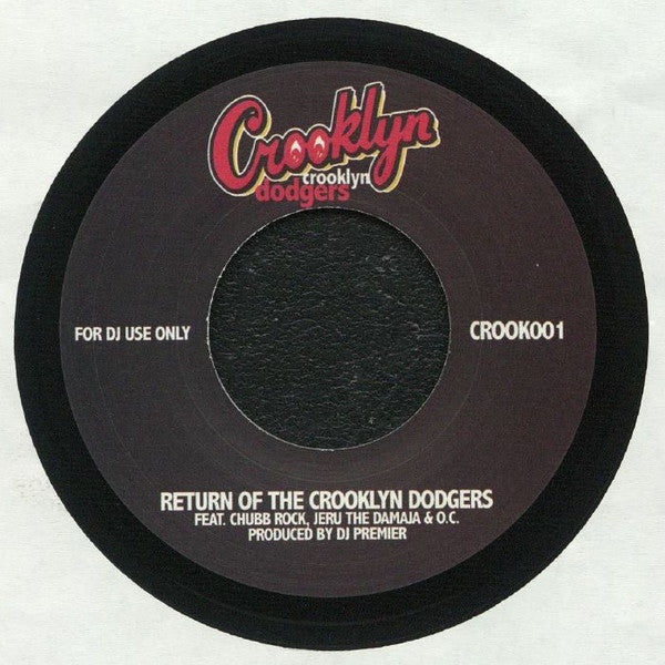 Crooklyn / Return Of The Crooklyn Dodgers (7" VINYL) | Mint (M) Generic