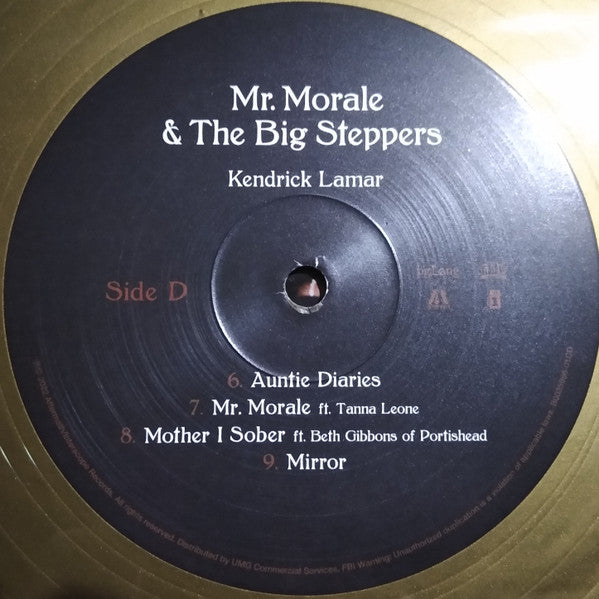 Kendrick Lamar - Mr. Morale & The Big Steppers *SEALED* (GOLD METALLIC 2xVINYL) | Mint (M) Mint (M)
