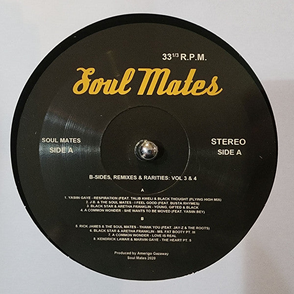 Soul Mates : B-Sides, Remixes, Rarities: Vol. 3 & 4 (2xVINYL) | Mint (M) Mint (M)