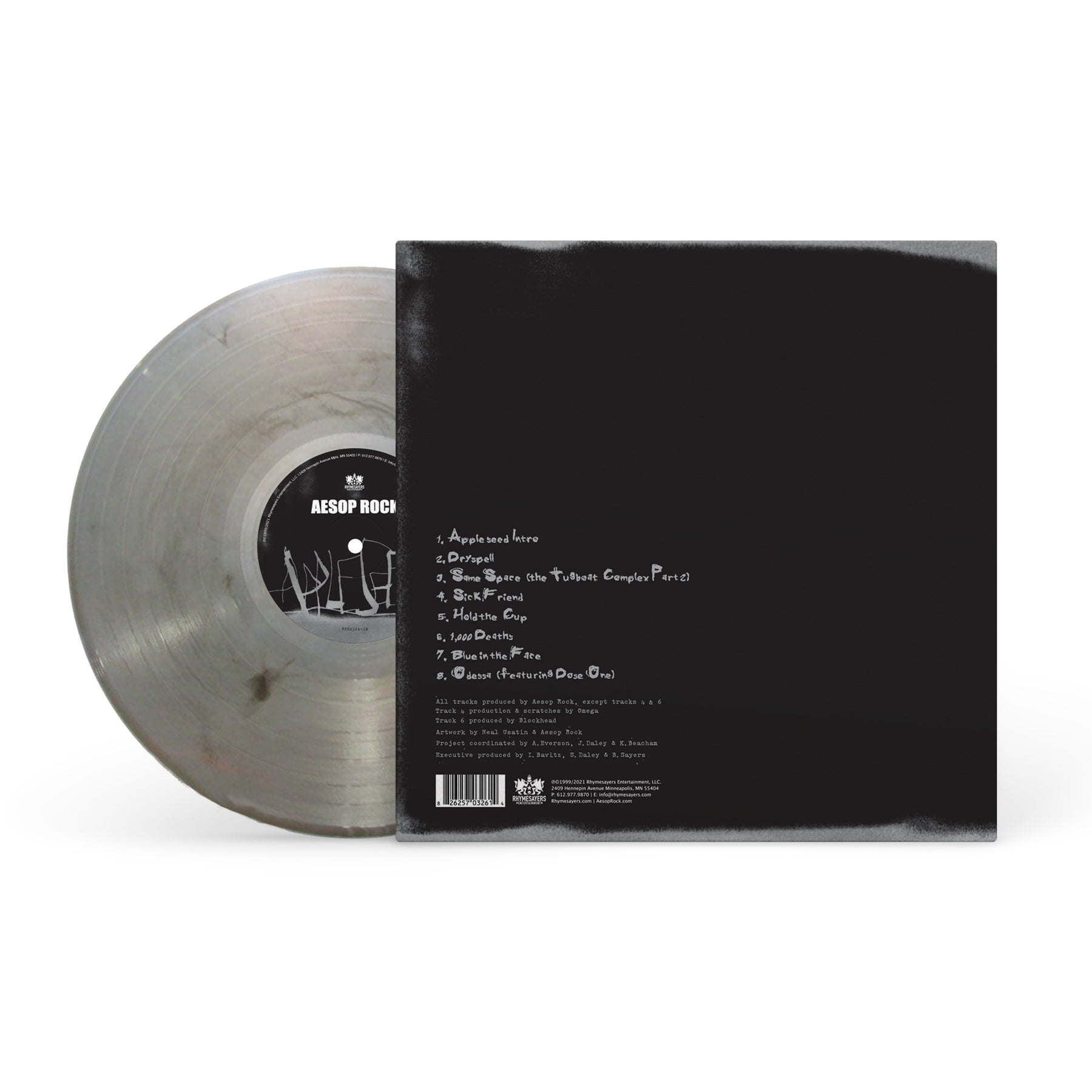 Aesop Rock Appleseed (Transparent Marble Smoke Vinyl) | Vinyl Record