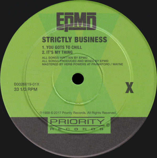 EPMD - Strictly Business (2xVINYL) | Mint (M) Mint (M)