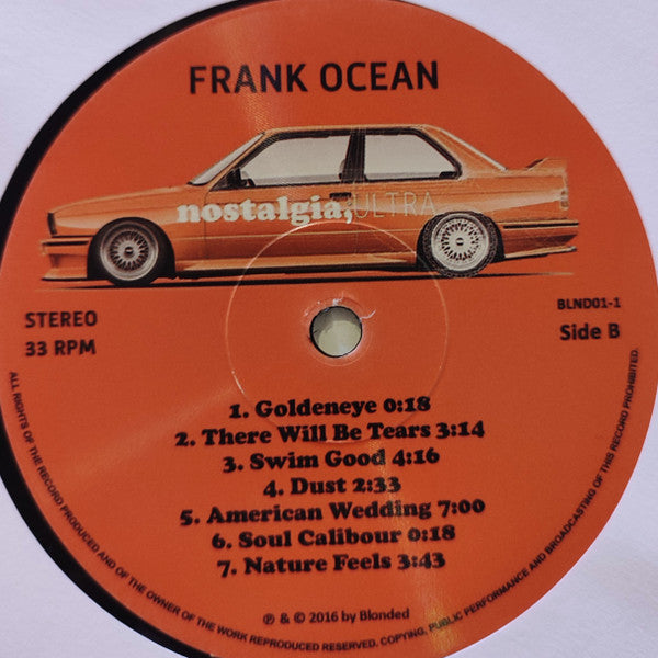Frank Ocean - nostalgia, ULTRA. (VINYL - PROMO) | Mint (M) Mint (M)