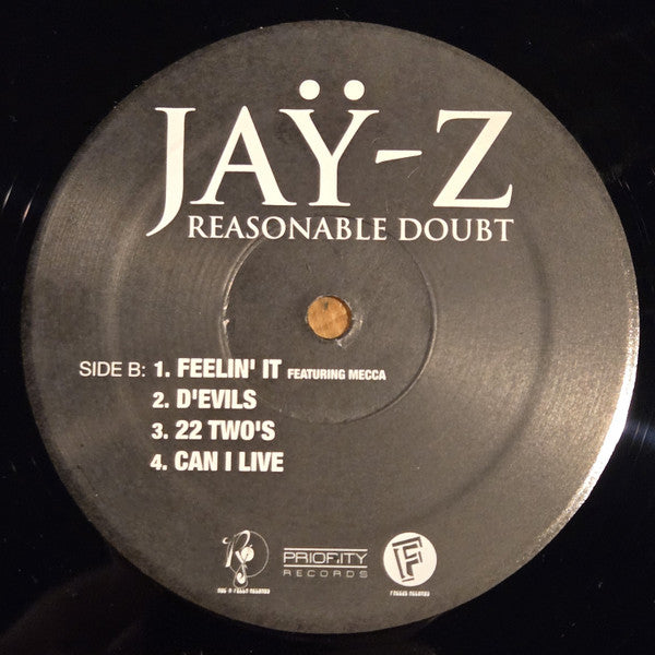 Reasonable Doubt (PROMO 2xVINYL) | Mint (M) Mint (M)