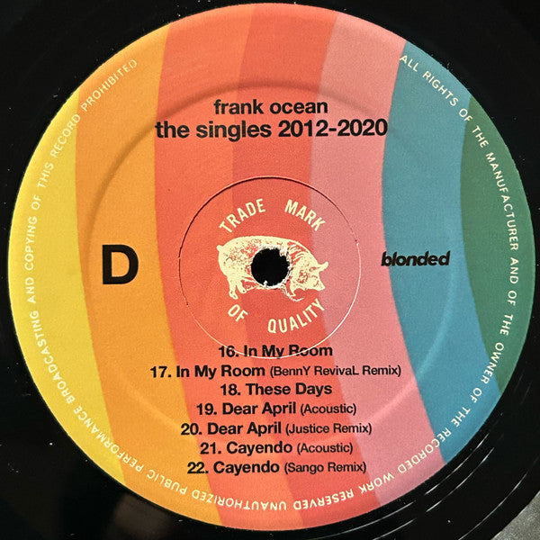 The Singles 2012-2020 (2xVINYL) | Mint (M) Mint (M)