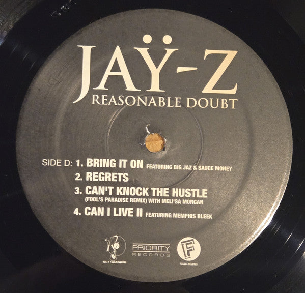 Reasonable Doubt (PROMO 2xVINYL) | Mint (M) Mint (M)