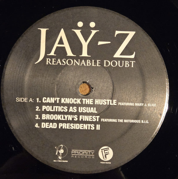 Reasonable Doubt (PROMO 2xVINYL) | Mint (M) Mint (M)