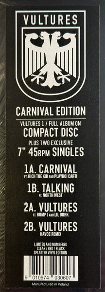 ¥$ - Vultures 1 - Carnival Edition (7" VINYL SET) |