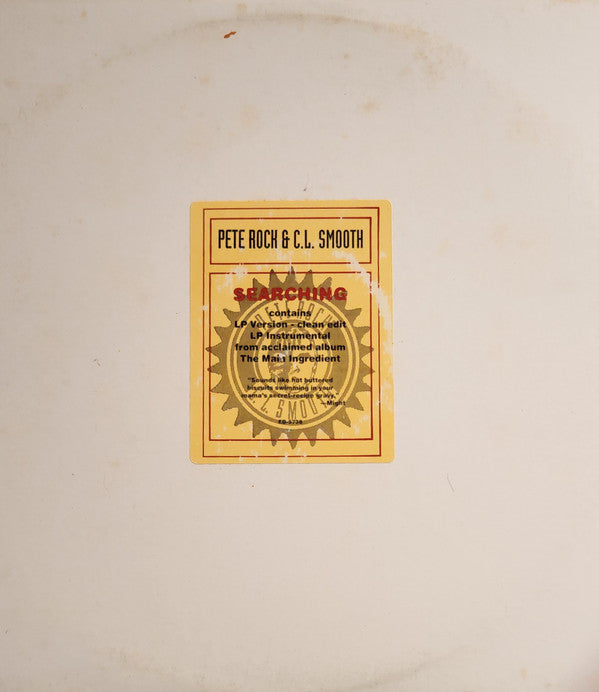 Pete Rock & C.L. Smooth - Searching | Near Mint (NM) Very Good Plus (VG+)