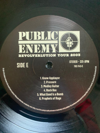 Public Enemy - Revolverlution Tour 2003 (3xVINYL) | Mint (M) Mint (M)
