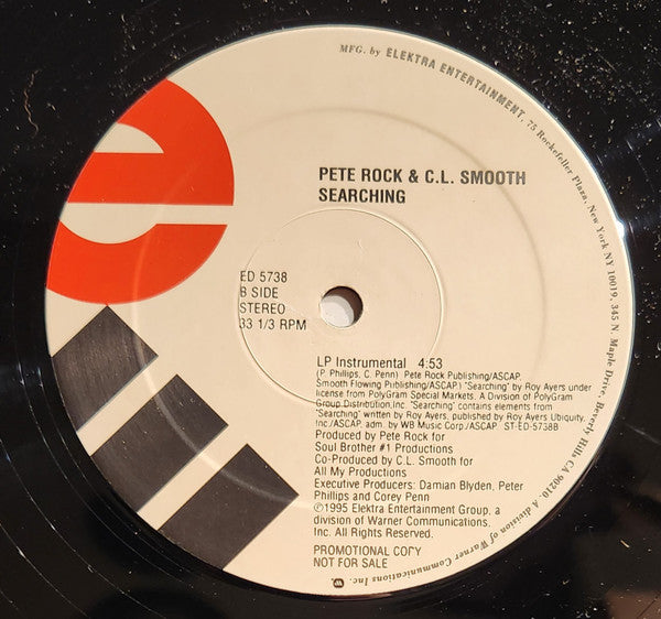 Pete Rock & C.L. Smooth - Searching | Near Mint (NM) Very Good Plus (VG+)