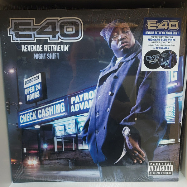 E-40 - Revenue Retrievin': Night Shift [Midnight Blue 2 LP] | Mint (M) Mint (M)