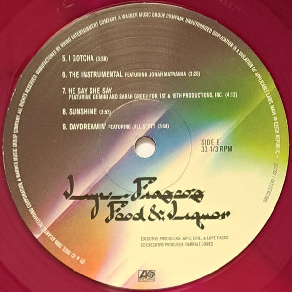 Lupe Fiasco’s Food & Liquor (VMP COLOR VINYL) | Mint (M) Mint (M)