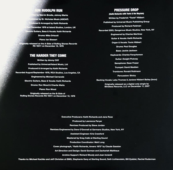 Run Rudolph Run / The Harder They Come / Pressure Drop (Red & Black Splatter Vinyl 12") | Mint (M) Mint (M)