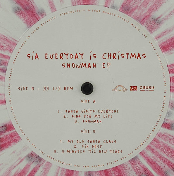 Everyday Is Christmas Snowman EP (COLOR VINYL) |