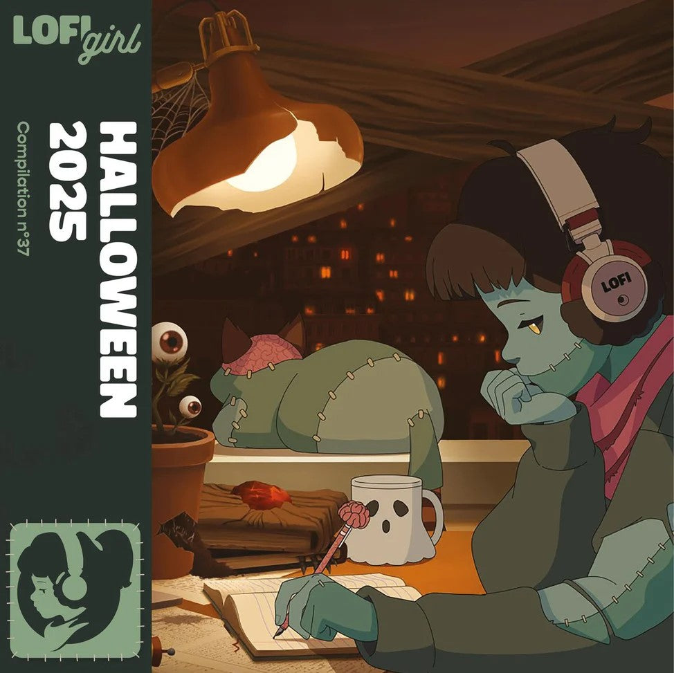 LoFi Girl Halloween 2025 (2x Green Opaque Marbled Vinyl) | Mint (M) Mint (M)