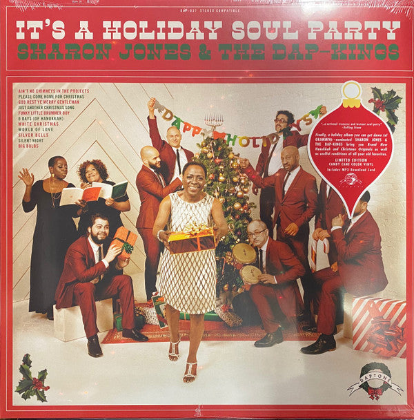 Sharon Jones & The Dap-Kings - It's A Holiday Soul Party (CANDY CANE VINYL)*DISCOUNTED* |