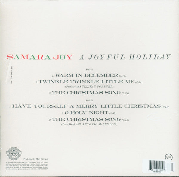A Joyful Holiday (COLOR VINYL) | Mint (M) Mint (M)