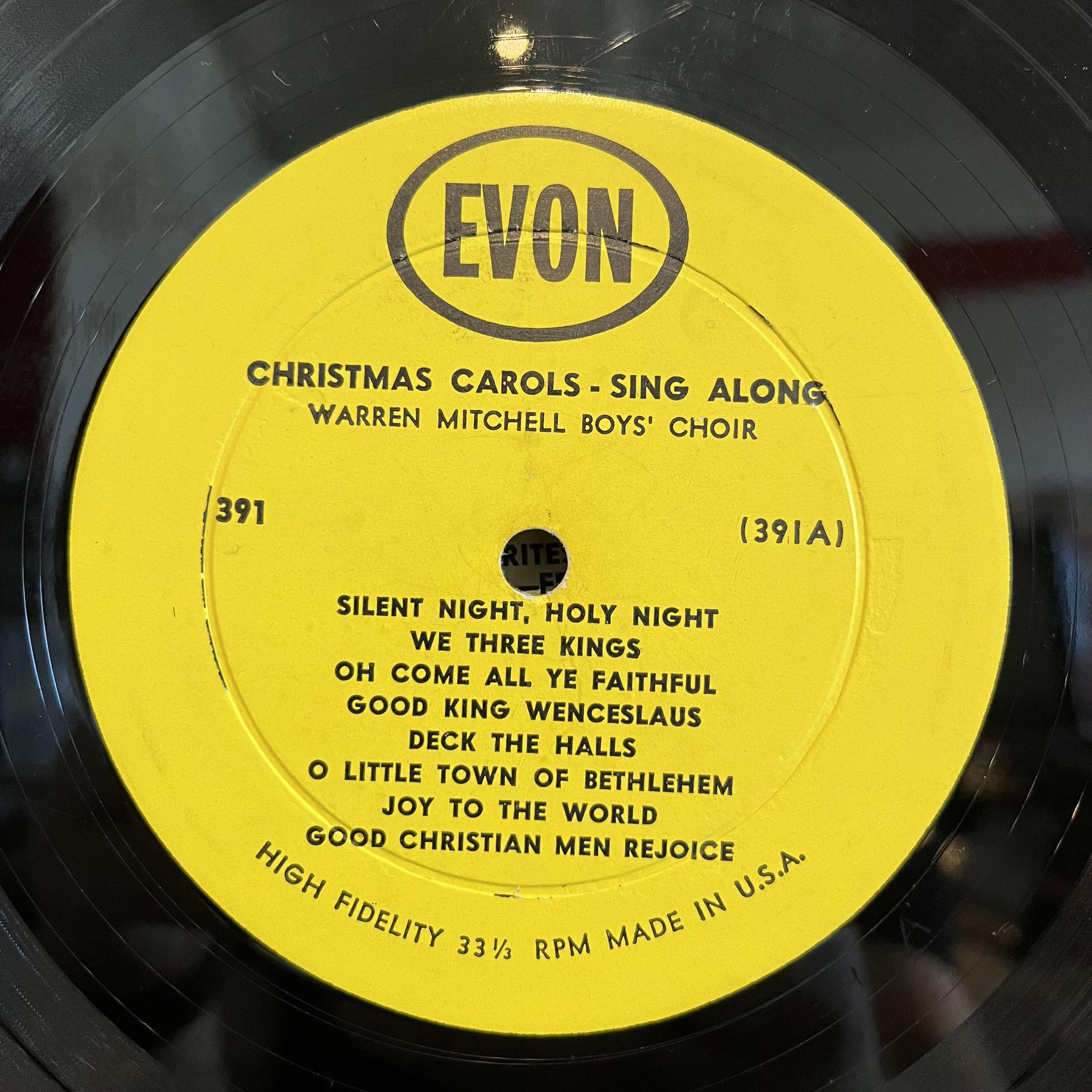 Christmas Carol Sing-Along | Very Good Plus (VG+) Very Good (VG)