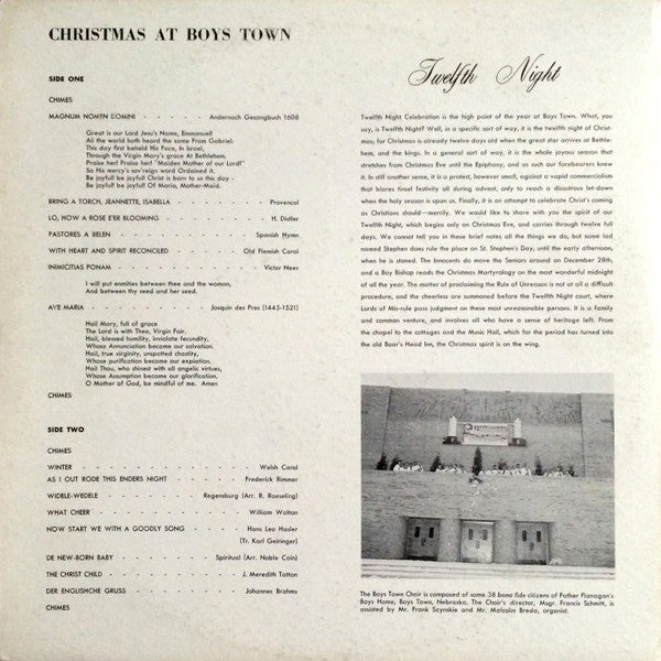 The Boys Town Choir - Christmas At Boys Town | Very Good Plus (VG+) Near Mint (NM)